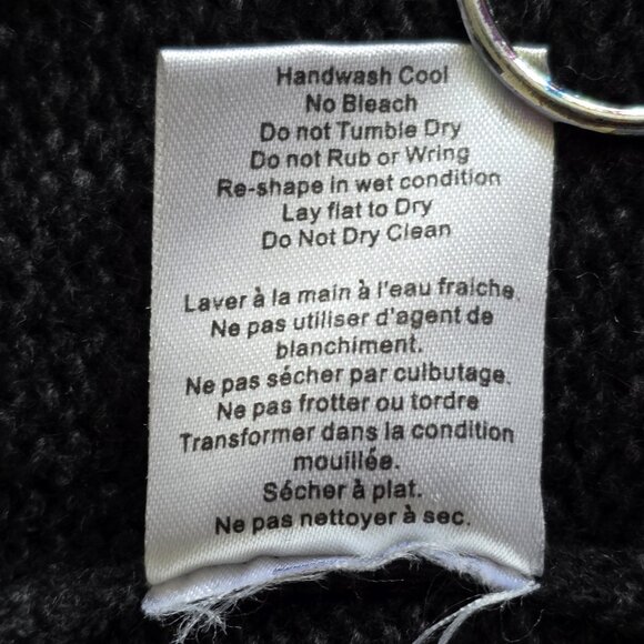 Talula Cardigan Womens M Gray Shawl Collar LS Button Wool Cashmere Angora Blend - Picture 16 of 16